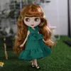 ICY DBS Blyth doll bjd joint body white black skin temperament skirt casual sports 16 toy 30 cm girl gift anime SD 240111