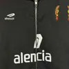 Bale masculino moletom solto com estampa de clube de futebol com capuz pintado com zíper casual cardigã com capuz