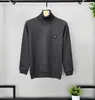 4high End Trend Trend Trend Strend Sweater for Men Autumn/Winter Youth Fashion Disual Plush High Neck Pullover 240111