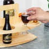 Wooden Wine Rack Living Room Hanger for Glasses Bar Accessories Home Bars Beer Holder Glass Bottle Shelf Stand Holders Wood 240111