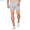 Men's Shorts Mens Summer Shorts 2020 Elastic Drstring Casual White Black Shorts Streetwear Jogger Gym Running Shorts 240226
