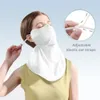 Protection solaire Écharpe Cou Masque Pour Les Yeux Couverture Pare-Soleil En Plein Air Course À Pied Cyclisme Glace Cool Respirant Bandana Été Femmes 240112