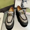 Designer Loafers Monolith Geborsteld Leer Dames Loafer Merk Metalen Gesp Dikke Hak Schoen Trouwjurk Kalfsleer Meerdere Stijl Enkele Schoenen