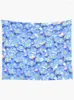 Tapisseries à fleurs Myosotis, décorations esthétiques pour chambre mignonne, décoration murale suspendue pour la maison