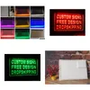 Insegna al neon a LED Progetta la tua barra luminosa personalizzata per birra Open Drop Decor Negozio Artigianato Luci di consegna Illuminazione Festività Dhqjt