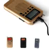 Radio AM FM Battery Operated Radio Wireless Portable Mini Pocket External Clear Receiver Speaker Music Player