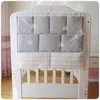 Bebek yatağı asılı depolama çantası doğmuş beşik bebek bezi organizatör oyuncak bebek bezi cep bebek yatak seti kreş 50*60cm 240111