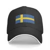Ballkappen, Schweden-Flagge, Liebhaber-Geschenk, klassisches T-Shirt, Baseballkappe, Strandausflug, modische Wackelmütze, lustige Herrenhüte, Damenmützen