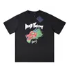 T-shirt da uomo di stile parigino T-shirt con stampa Dragon Head T-shirt estiva da skateboard da strada a maniche corte 24ss 0112