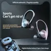 Écouteurs de sport sans fil avec micro, crochets d'oreille étanches IPX5, compatibles Bluetooth, écouteurs HiFi stéréo, musique, pour téléphone