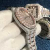 Luksusowy projektant diamentów Moissanite Stones Royal Watch Rose Gold Silver Pass Test Diamonds Najwyższa jakość automatyczny ruch mechaniczny pełny