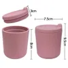 Est Silicone Baby Drinking Cup 유아 먹이 액체 누출성 휴대용 어린이 물병 출생 액세서리 240111