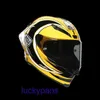 Rossi AGV Pista GP RR LAGUNA SECA 2005 Pensionamento Commemorativo Casco Moto in Fibra di Carbonio 09YR