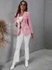 Costumes pour femmes, Blazer élégant, col châle, coupe cintrée, manches longues, mode haute qualité, printemps automne