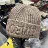 Designer Beanie Hat Loewee Hat Official Quality Beanie Caps Mens Women Winter Popular Wool Warm Knit Hat Versatile Clothing RP0A