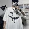 Erkek Tişörtleri Büyük Boy Harajuku Kısa Kollu Tshirt Hip Hop Erkek Gömlek Sokak Giyim Komik Punk Gevşek Tişört Yaz Gotik Kaykay Tops