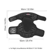 Wosawe Motorcykel Motocross Knee Pads Elbow Protector Off Road Safety Knee Brace Support Ski Racing Sports Protective Gear 240112