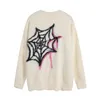 Heren Hoodies Sweatshirts Vintage Cloes Spider Fluy Round Ne Truien Dames Herfst en Winter Lui Oversized Paar Mohair Gebreide Trui voor Menyolq