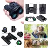 Teleskop ApExel 8x21 Compact Zoom Binocars Long Range 1000m Folding HD Powerf Mini Telescope Bak4 FMC Optics Hunting Sports Cam Dr Dhurh