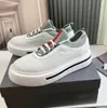 Prado Sneakers Buty Nowe szerokie luksusowe mężczyźni Topquality Buty sportowe projektant platforma biegacza podeszwy swobodny buty męskie czarny biały skórzany klasyczny trójkąt sportowy buty sportowe