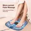 EMS Pulse Physiotherapy Foot Massager for Pain Relief Electric Muscle Stimulator Massage Mat Heating Pad Legs Blood Circulation 240111