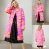 Jaquetas femininas Mulheres Cor Brilhante Boho Faux Solto Outercoat Outono Inverno Aberto Frente Cardigan Confortável Temperamento Streetwears para Senhora