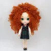 Buzlu dbs Blyth bebek kombinasyon bebek giysi ayakkabıları ile mat yüz parlak 16 bjd 30cm anime oyuncak kızlar hediye 240111