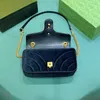 Borsa a tracolla firmata Borse da donna realizzate in vera pelle Pochette con numero di serie all'interno