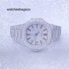 Luxury Designer Women Light Top Jewelry Brand Full Diamond Watch Custom Alloy Band Square