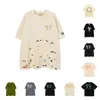 Galeriler Erkek Tasarımcı T Shirt, Kadın Grafik Tee Giysileri Gömlek Kısa Kollu Ter Takım Sıçrama Mektup Yuvarlak Boyun P