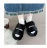 Thick bottom women's double with foreign trade new flat flat word warm month slippers autumn and winter woolly slippers female wholesale01