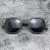 Okulary przeciwsłoneczne mężczyźni vintage drewniana rama