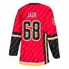 Anpassad 28 Elias Lindholm Jersey 10 Jonathan Huberdeau 25 Jacob Markstrom 88 Andrew Mangiapane 91 Nazem Kadri 68 Jaromir Jagr Hockey''nhl Jer