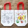 DIY Craft Kits Kids Coloring Handbags Children Creative Ritning Set för nybörjare Baby Learn Education Toys Målning SN2269