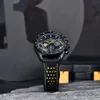 PAGANI SIGN Multi Functional Timing Code Quartz Precision Steel Night Glow Waterproof Men s Watch