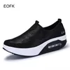 EOFK Schoenen Vrouw Loafers Ondiep Kantoor Comfortabele Mocassin Flats Platform Sneakers Slip Op Rit zapatilas Mujer 240111