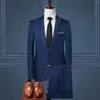 Trainingspakken voor heren Boutique (blazerbroek) Britse stijl Elegante mode High-end Eenvoudig casual herenpak Tweedelig