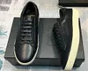 Designer Shoes Court Classic Men Sneakers haftowane logo podpis Low top skóra