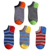 5 пар в партии, мужские носки большого размера, весна-лето, спортивные дышащие полосатые лоскутные носки, подарки для мужчин Meias 240112