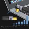 Computerkabel Low Profile abgewinkelt rechts 240 W Typ-C USB-C-Stecker auf USB4 40 Gbit/s 100 W 8K flaches schlankes FPC-Datenkabel für Telefon 13 cm