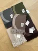 Brand TOTEM* 100% Wool Woven Stripe Simple Design Luxury Winter Scarf Women Shawl Fashion Lady Cashmere Pashmina Men Scarves 240111