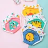 4pcs Baby Diapers Reusables Learning Pants Washable Cloth Diaper Waterproof Cartoon Cotton Underwear Nappies Training 240111