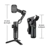 Aochuan Smart XE 3Axis Handheld Gimbal Stabilizator do smartfona z lekkim śledzeniem twarzy z Androidem Tiktok VLOG 240111