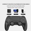 Controladores de jogo Joysticks P47 Wireless BT Gamepad para P4 Dual Vibration Game Controller 6 Axis PC Joystick Fit para P4 Slim / P4 Pro / P3 Controle Remoto