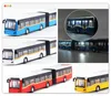 Alaşım geri çekilmiş çift otobüs yüksek simülasyon şehir otobüs modeli oyuncak araçları metal diecasts yanıp sönen müzikal oyuncak araba çocukları039s g1518626