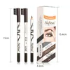 5pc 1 crayon à sourcils esthétique imperméable avec cinq couleurs de sourcils naturelles mélangées avec des crayons de sourcils durables et respectueux de l'environnement 230112