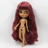 Icy DBS Blyth Doll 30cm Toy 16 BJD Dark Skin Joint Body Shiny Face Random Eyes Colors Girls Gift 240111