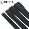 10M Meetee 20mm-100mm Fascia per zaino in poliestere nero Fascia per zaino Collare per animali domestici Nastro per cintura Borsa per cucire Sbieco Abbigliamento Nastro Accessorio 240111