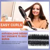 3 In 1 Ionic Hair Curler Straightener Professional Curling Iron Heated Hair Styling Brush Anti-Scald Thermal Brush Curl Wand 240111