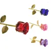 Dekorative Blumen, Kristallrose, Blumengeschenk für Valentinstag, Muttertag, Hochzeitsdekoration